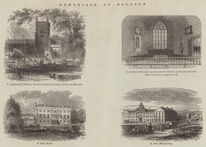 Pomniki Boulton (grawerowanie) autorstwa English School
