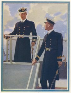 Stroje męskie: Stroje marynarskie (kolorowa litografia) autorstwa English School