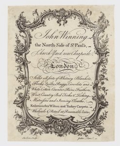 Mercer, John Winning, karta handlowa autorstwa English School