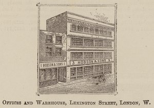 Panowie Hobson i Synowie, sklep z militariami autorstwa English School