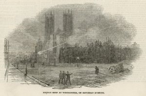 Meteor widziany w Westminster autorstwa English School