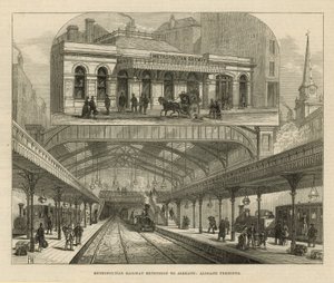 Przedłużenie Kolei Metropolitalnej do Aldgate autorstwa English School