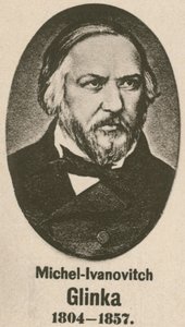 Michaił-Iwanowicz Glinka (grawiura) autorstwa English School