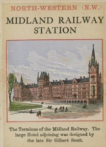 Dworzec kolejowy Midland, St Pancras, Londyn autorstwa English School