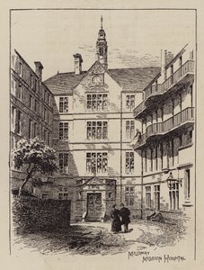 Szpital Mildmay Mission (grawerunek) autorstwa English School