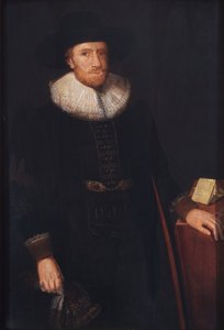 Miles Newton, z listem w ręku autorstwa English School