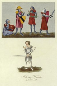 Zwyczaje wojskowe z XIV wieku autorstwa English School