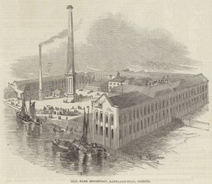Depozyt banku Mill, Ranelagh-Road, Pimlico (grawerowanie) autorstwa English School