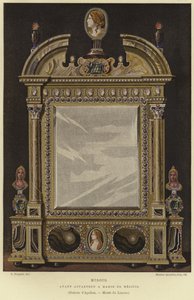 Lustro należące do Marii de Medici, królowej Francji autorstwa English School