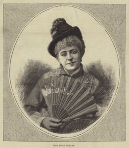 Panna Emily Duncan (Grawerowanie) autorstwa English School