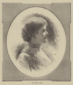 Panna Helen Barry (Grawerowanie) autorstwa English School