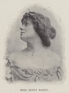 Panna Jenny Barry (Grawerowanie) autorstwa English School