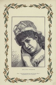 Panna Lydia Thompson (grawerunek) autorstwa English School