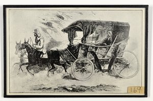 Powóz panny Nightingale na miejscu wojny, z „The Illustrated London News” autorstwa English School