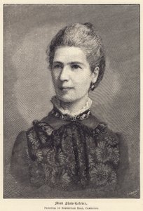 Panna Shaw-Lefevre, dyrektor Somerville Hall, Cambridge (grawerowanie) autorstwa English School