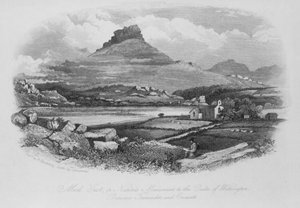 Moel Gest, czyli pomnik przyrody księcia Wellington, między Tremadoc a Criccieth autorstwa English School