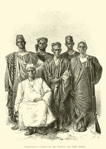 Murzynowie murzyni z dorzecza Senegalu i Nigru (grafika) autorstwa English School