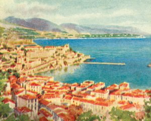 Monako, Monte Carlo (druk kolorowy) autorstwa English School