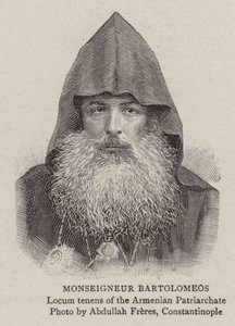Monseigneur Bartolomeos (Grawerowanie) autorstwa English School