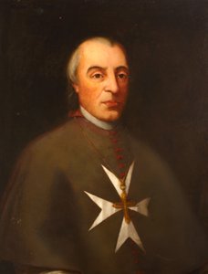 Monsignor Vincenzo Labini, biskup Malty, 1798 autorstwa English School