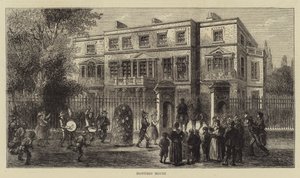 Dom Montagu (grawerowanie) autorstwa English School
