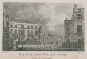 Montague House, Portman Square, Londyn autorstwa English School