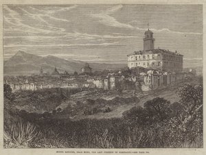 Monte Rotondo k. Rzymu, Ostatnia Pozycja Garibaldiego (rycina) autorstwa English School