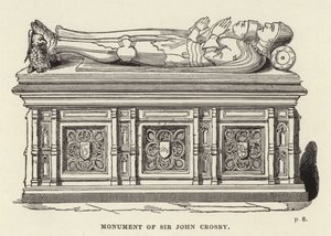Pomnik Sir Johna Crosby autorstwa English School