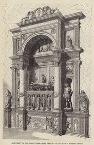 Pomnik Doży Vendramini, Wenecja, ostatnia część XV w. (rycina) autorstwa English School