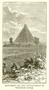 Pomnik na polu bitwy pod Waterloo (1815)