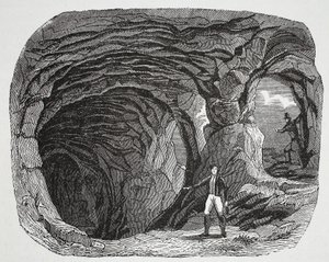 Mortimers Hole, zamek Nottingham autorstwa English School