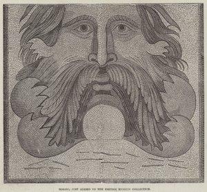 Mozaika, właśnie dodana do British Museum Collection (grawerowanie) autorstwa English School