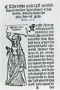 Mother Waterhouse (ok.1503-1566), broszura, 1566 autorstwa English School