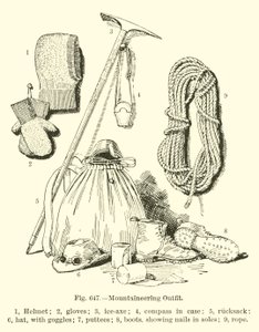 Strój alpinistyczny autorstwa English School