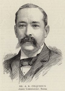 Mr AR Colquhoun (grawerowanie) autorstwa English School