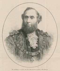 Pan Alderman JW Ellis, nowy burmistrz Londynu autorstwa English School