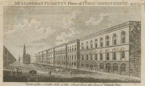 Pan Alderman Picketts plany ulepszeń publicznych autorstwa English School