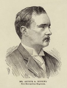 Arthur A Hopkins (grawerowanie) autorstwa English School