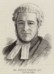 Pan Arthur Charles, QC (Grawerowanie) autorstwa English School