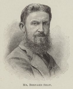 Pan Bernard Shaw (Grawerowanie) autorstwa English School