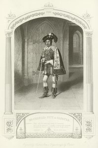 Pan Charles Pitt jako Gloster, Henryk VI, część III autorstwa English School