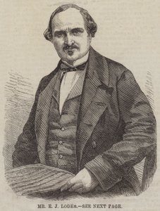 Pan E J Loder (grawerunek) autorstwa English School