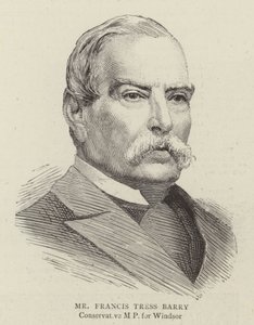 Pan Francis Tress Barry (grawerunek) autorstwa English School