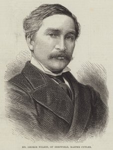 Pan George Wilson z Sheffield, Master Cutler (Grawerowanie) autorstwa English School