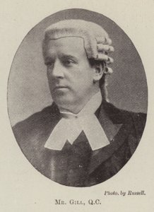 Pan Gill, QC (grawerowanie) autorstwa English School