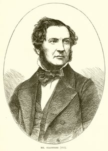 Pan Gladstone (1855) autorstwa English School