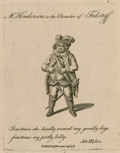 Pan Henderson jako Falstaff autorstwa English School