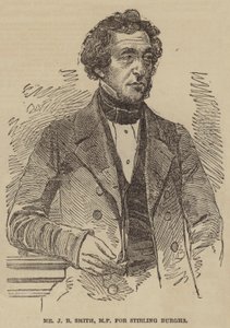 Pan JB Smith, poseł do Stirling Burghs (grawerowanie) autorstwa English School