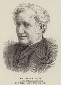 Pan James Nasmyth (grawerunek) autorstwa English School