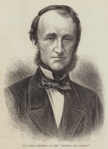 Pan John Lemoinne z „Journal des Debats” (grafika) autorstwa English School